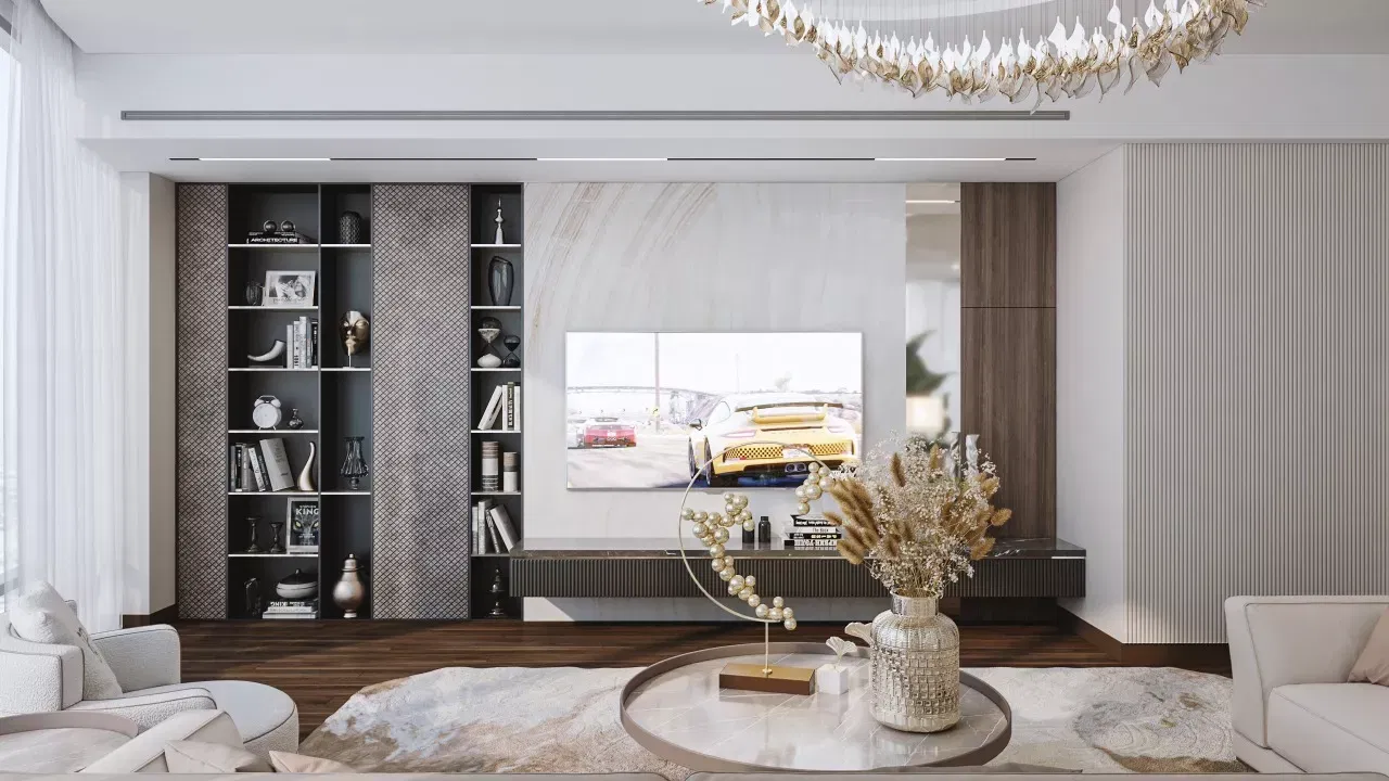 تصميم داخلي فاخر لمسكن نخبوِي في دبي