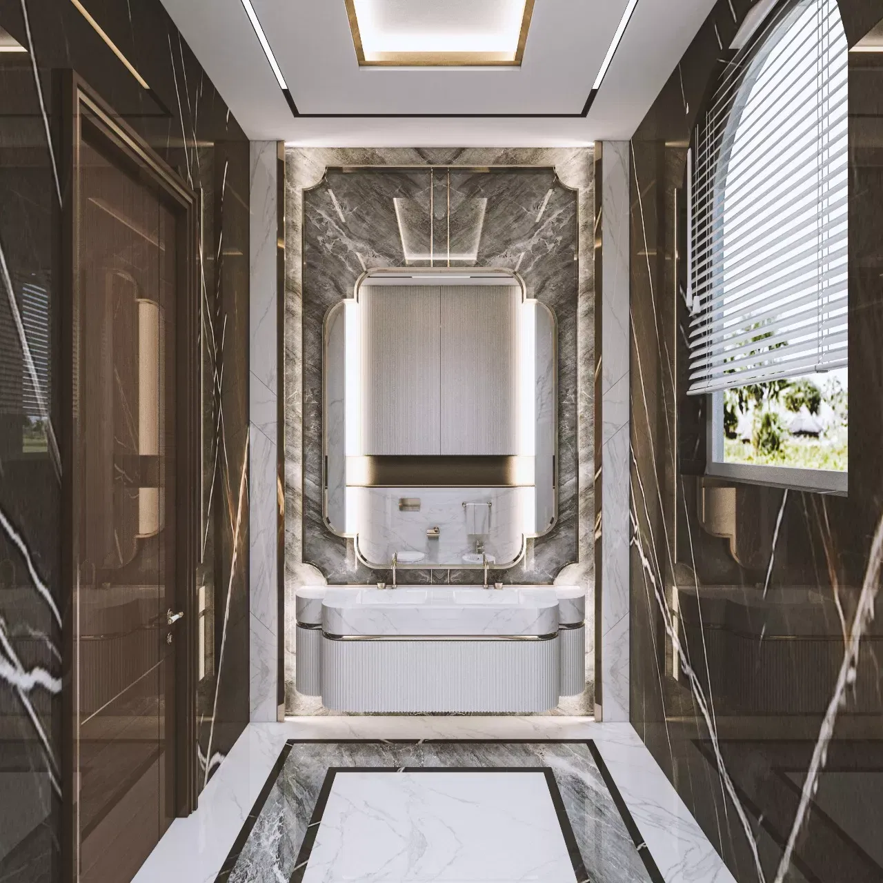 دليل تصميم الحمامات الفاخرة في دبي