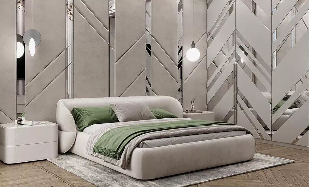 إتقان تصميم غرفة نوم أخضر