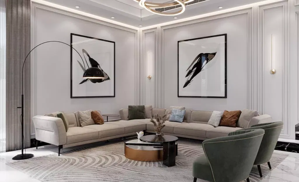 نصائح لتصميم غرفة المعيشة الفاخرة