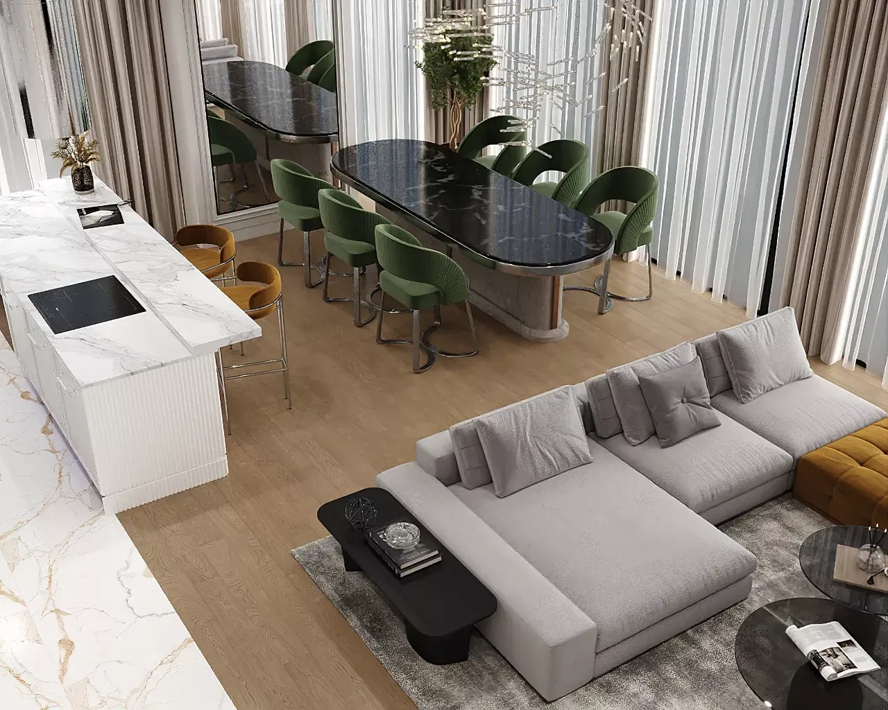 فن التصميم الداخلي الاستثنائي