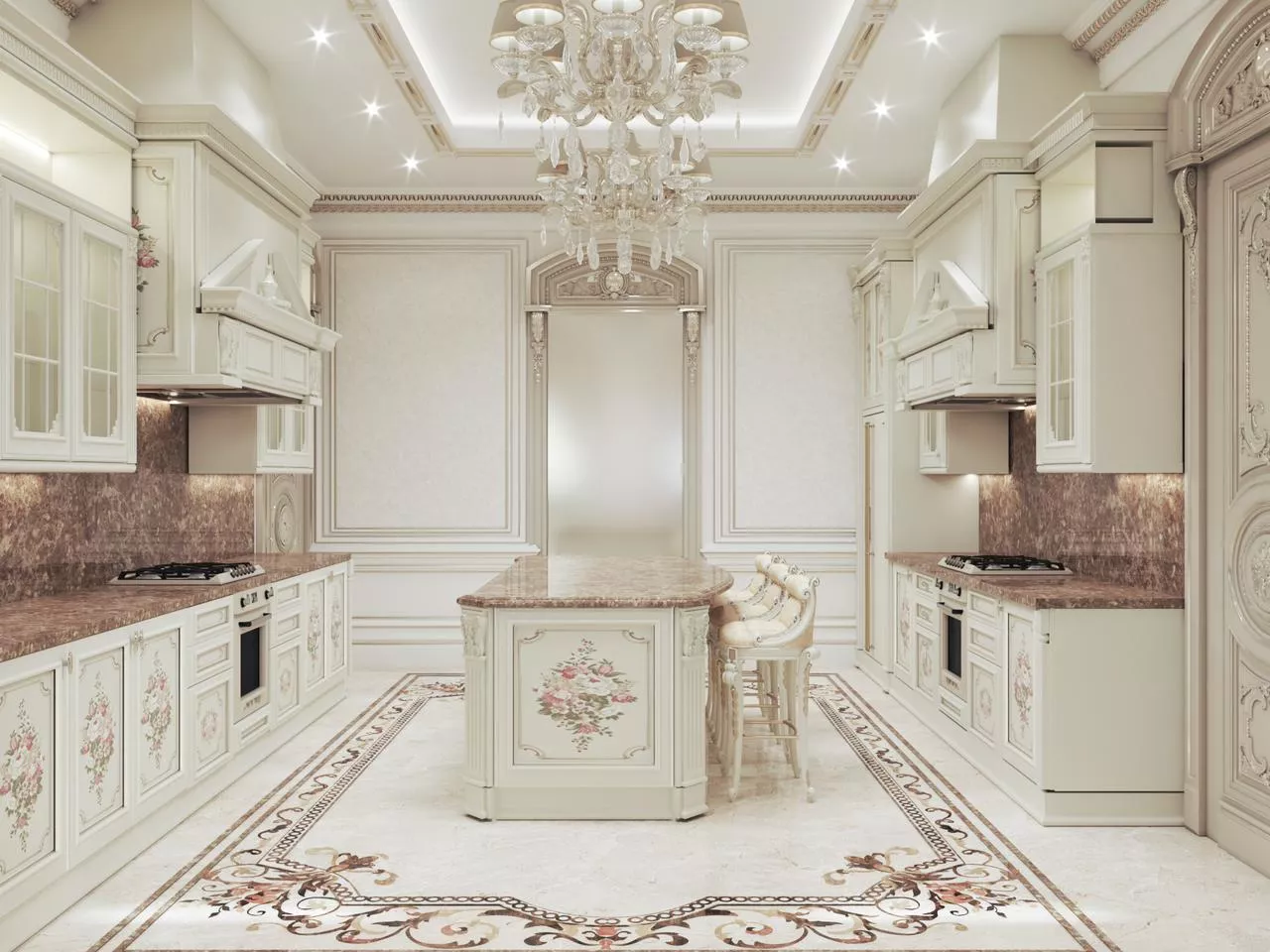 Dubai's Exquisite Luxury Kitchen Interior Design Showcase