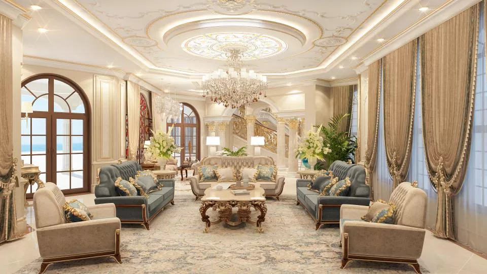 Роскошная вилла в Emirates Hills: интерьер класса люкс