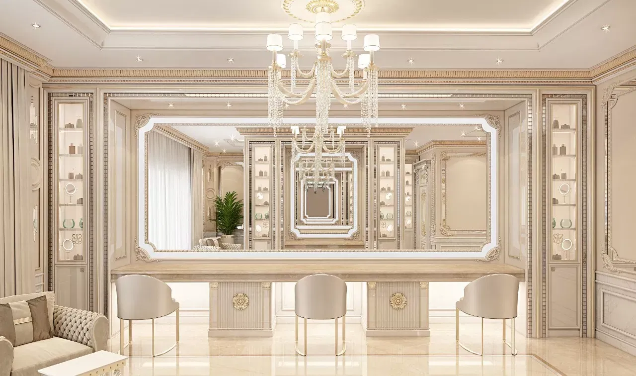 كشف جوهر التصميم الداخلي لصالونات وسبا فاخرة