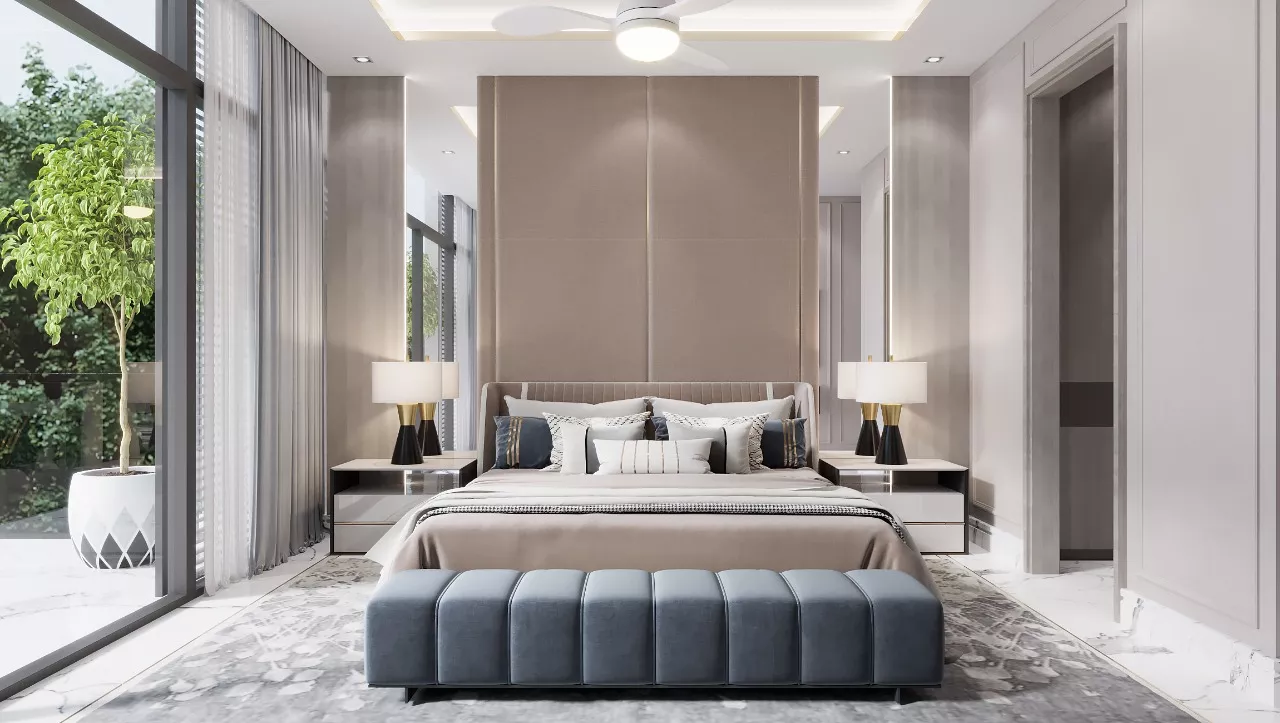 Elegant and Cozy Bedroom Interior Design Ideas in Dubai