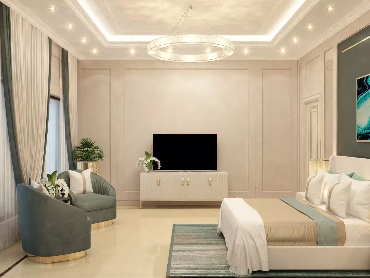 إتقان فن تصميم غرفة النوم: أسرار داخلية