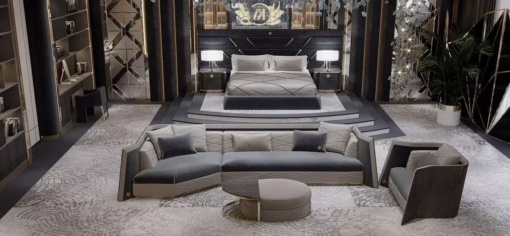 إلهام لتصميم غرفة نوم داكنة وأنيقة