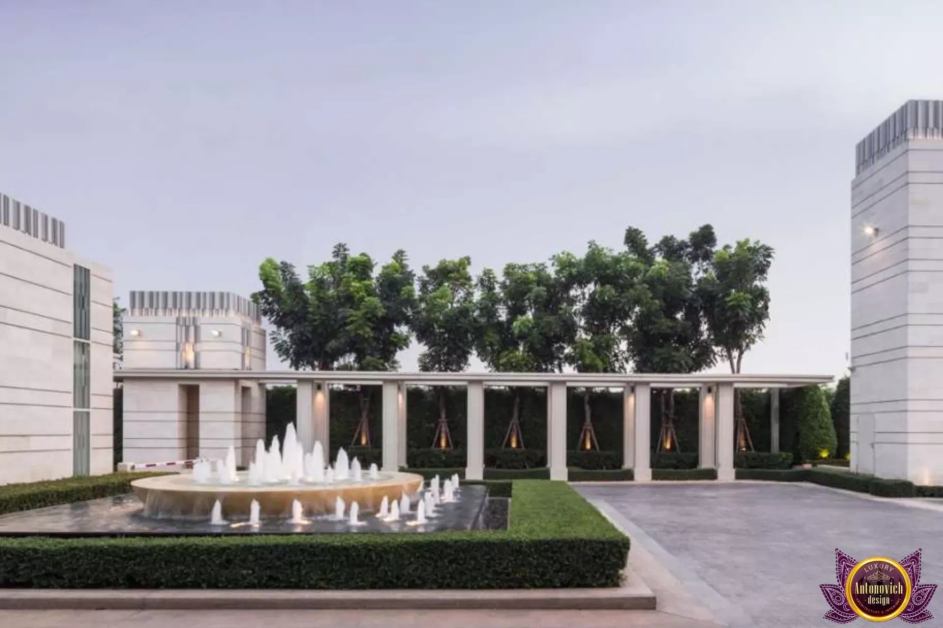 تصميم حدائق دبي: تنسيق حدائق وفناء خارجي فاخر