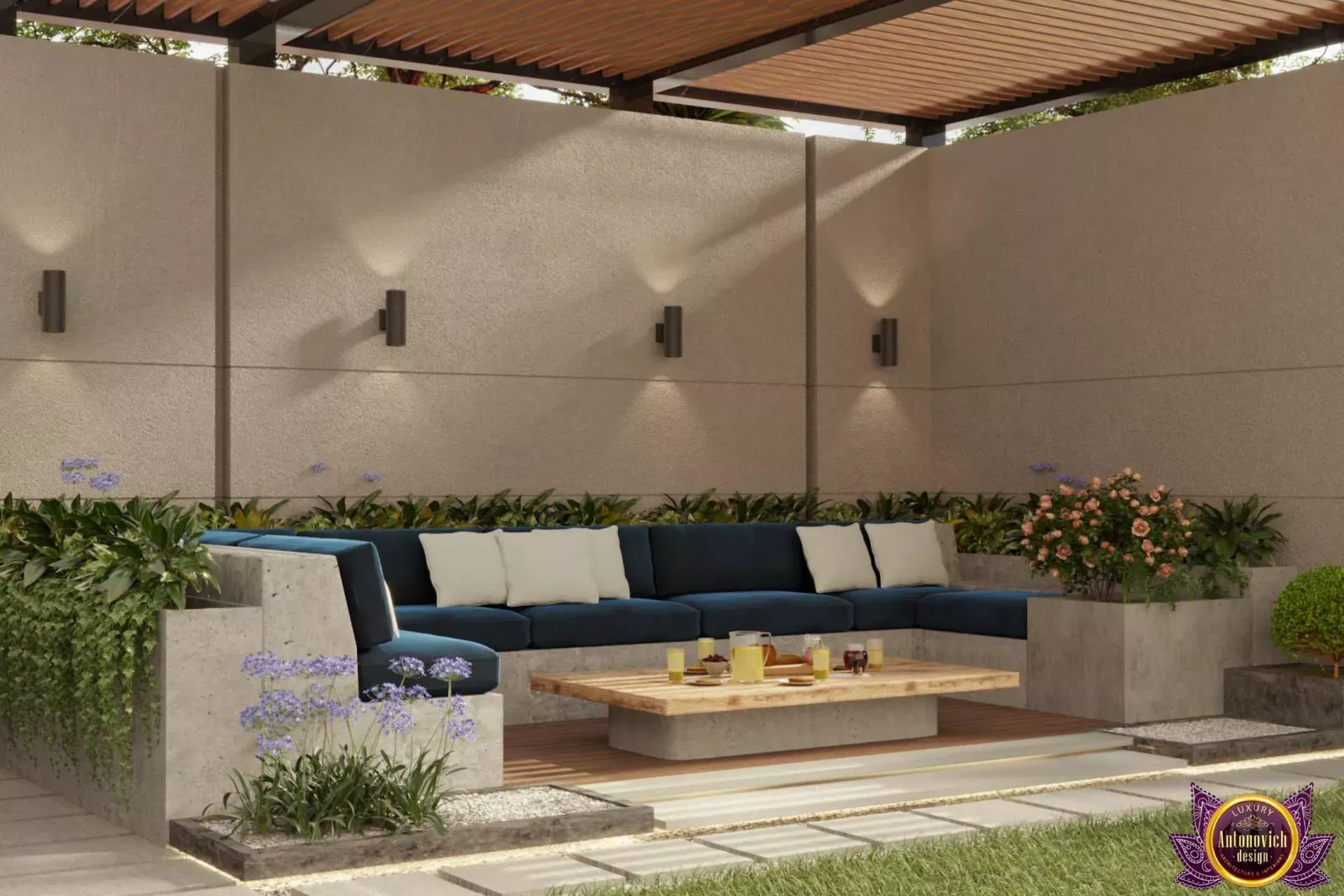 المناظر الطبيعية البديعة لفيلا في أبوظبي