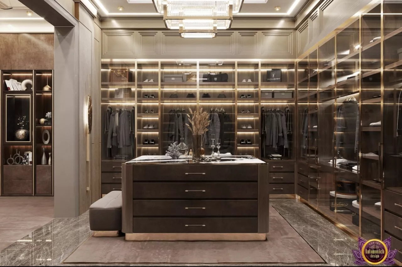 The Ultimate Bachelor's Pad Dressing Room Interior Design in Dubai