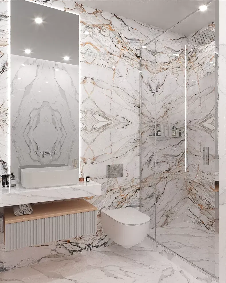 نصائح تصميم حمام فاخر لتحول مذهل