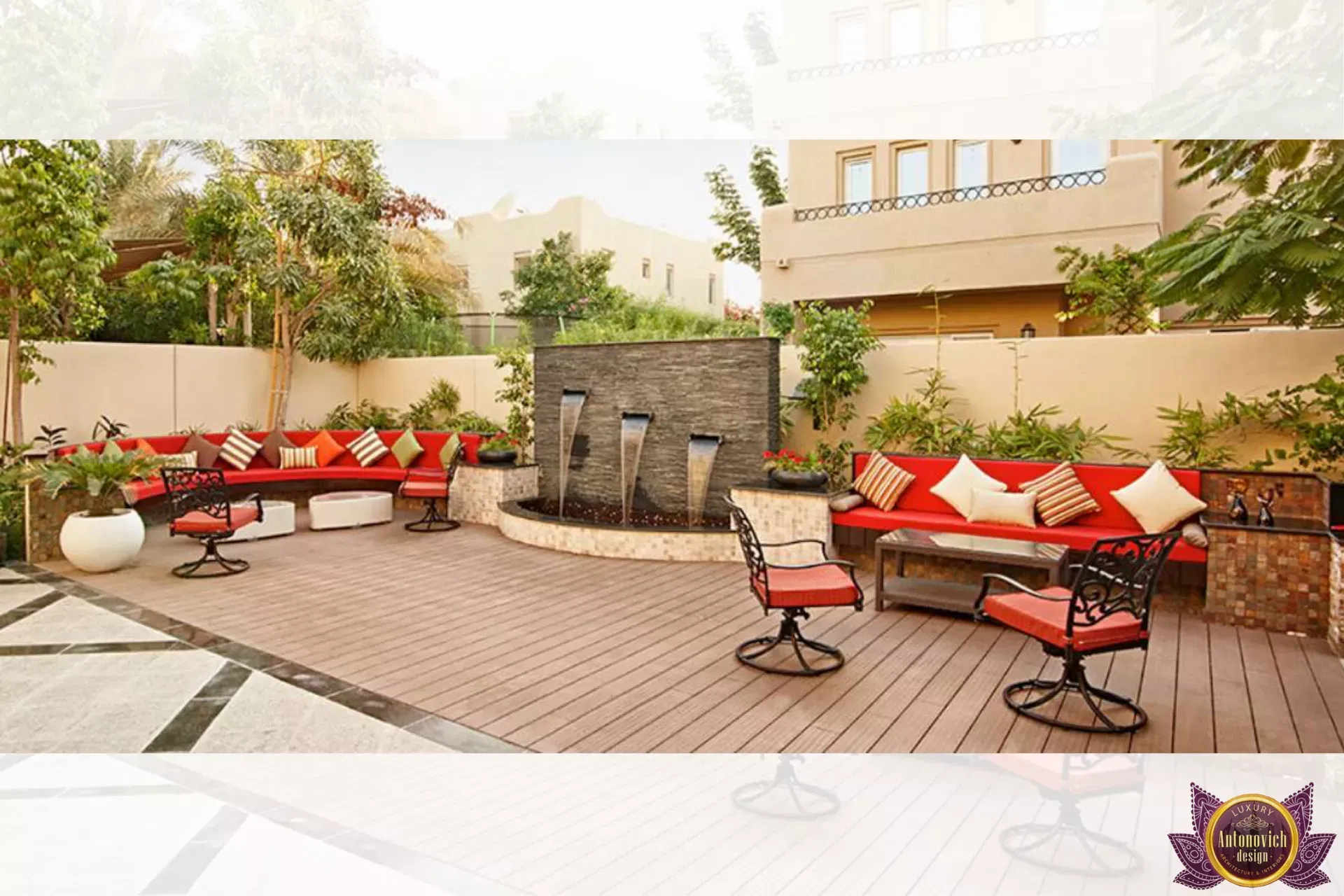 ذروة الفخامة: مناظر حدائق فلل أبوظبي الأنيقة