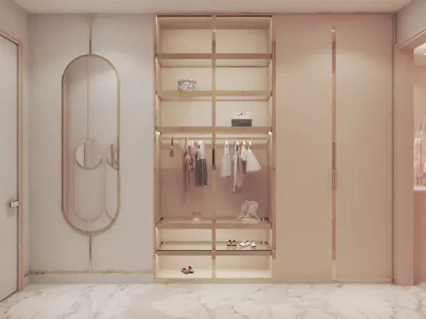 أفكار لتصميم غرفة نوم فاخرة بلمسات وردية أنيقة