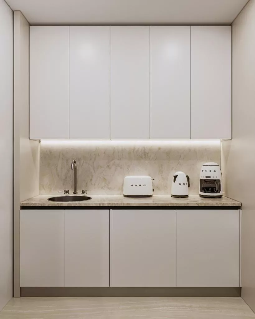 Sleek and Modern Minimalist Kitchen Designs in Dubai