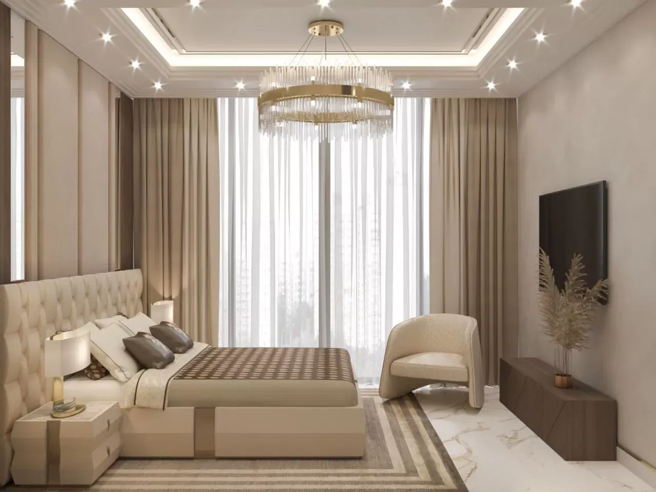 أتقن فن تصميم غرفة نوم فاخرة في دبي