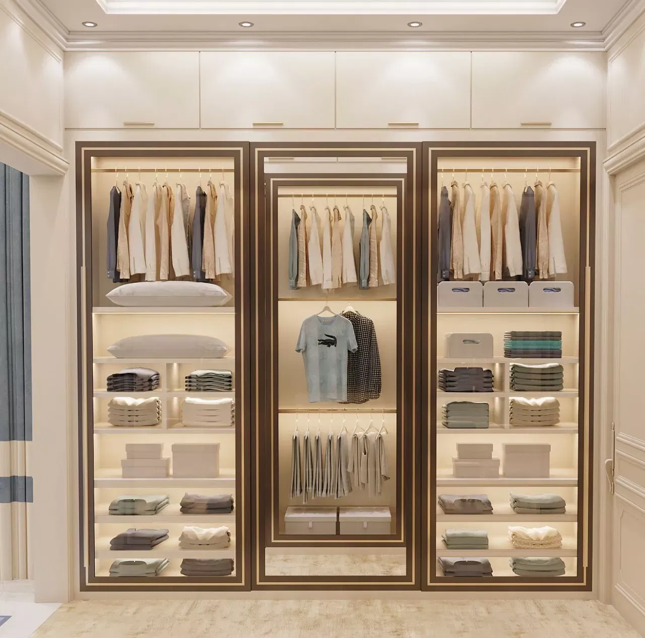 نصائح خبراء لتصميم غرفة ملابس فاخرة في دبي