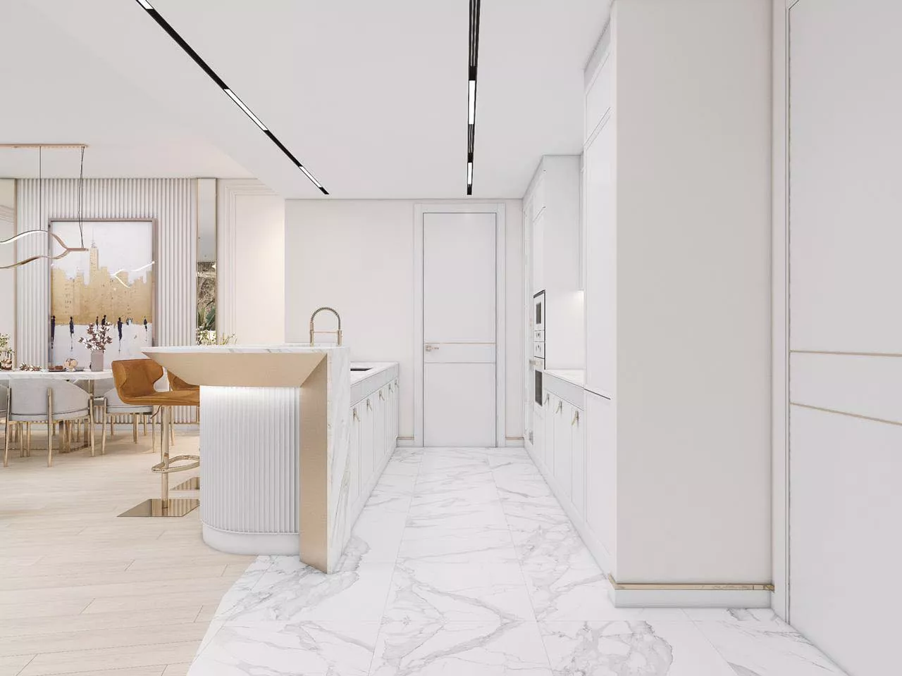 Elegant White Kitchen Designs for a Luxurious Interior