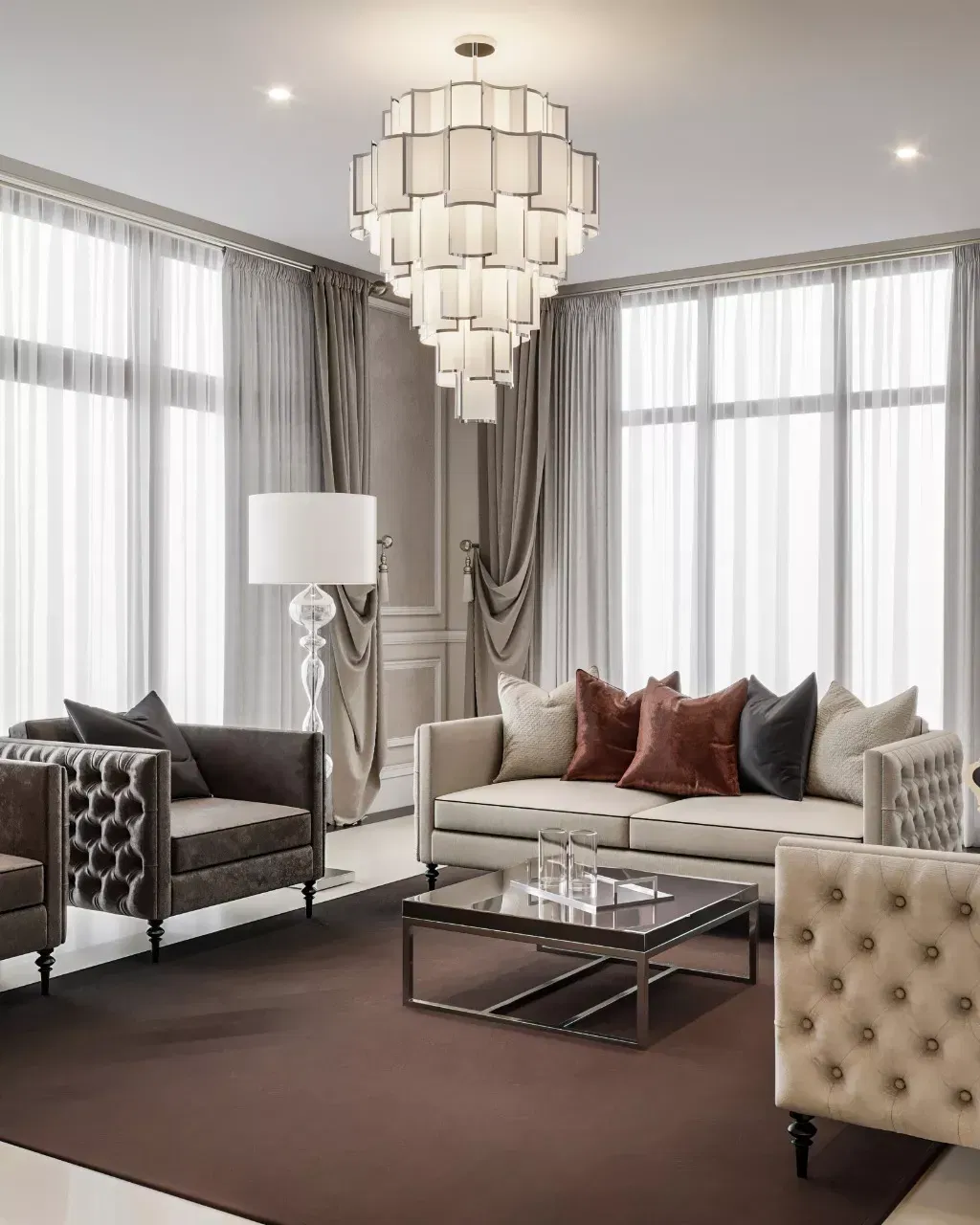 الدليل النهائي لتصميم غرفة المعيشة الحديثة في دبي