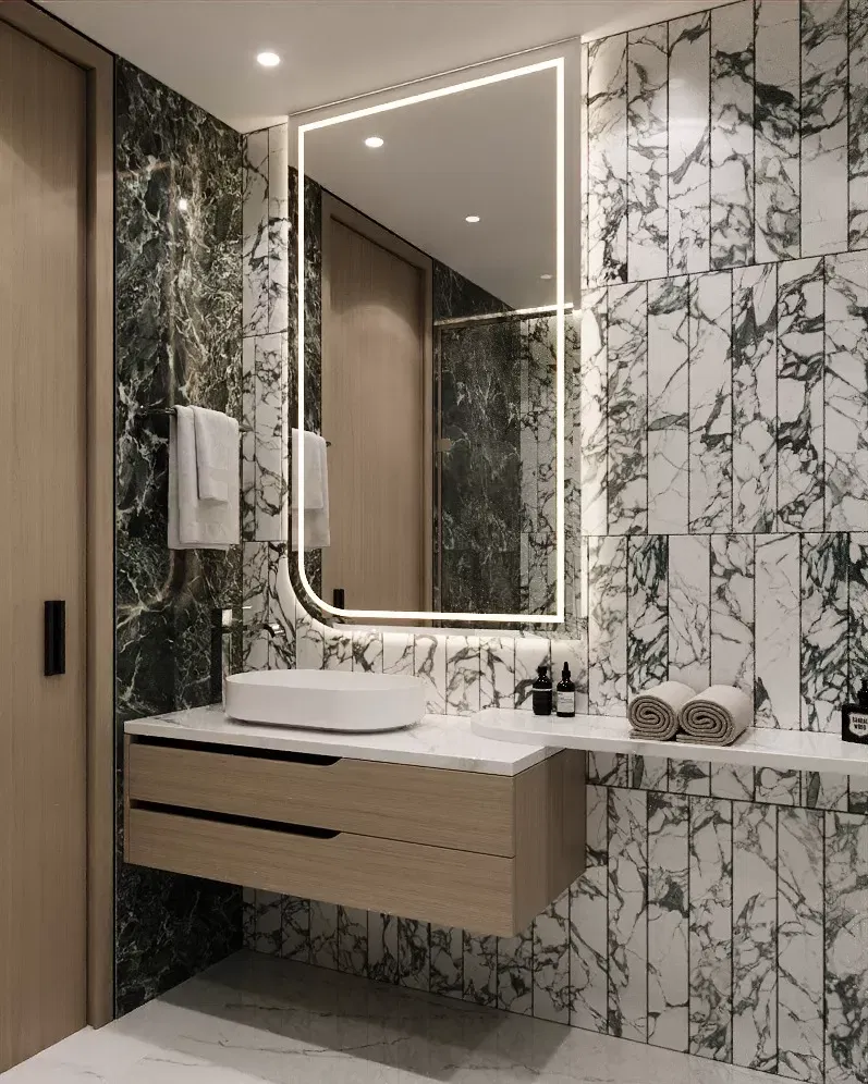 تصميم حمام دافئ ومرحّب