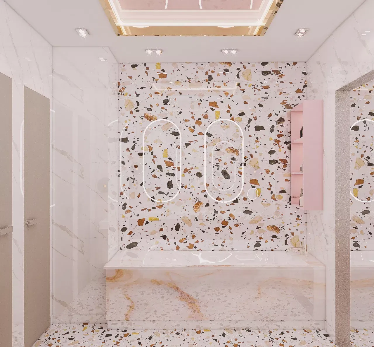 تصاميم حمامات فاخرة لفلل راقية