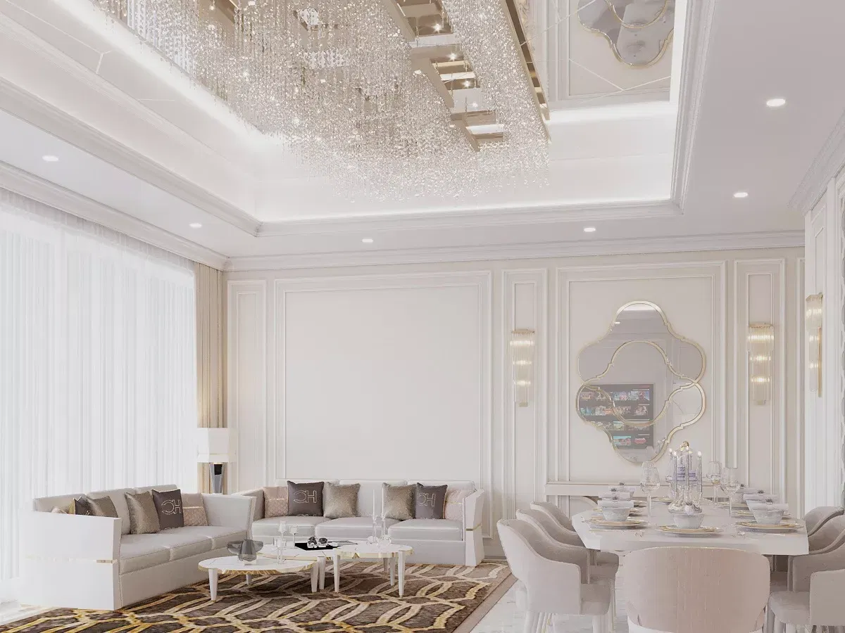 تصاميم غرف طعام فاخرة للمنازل الراقية