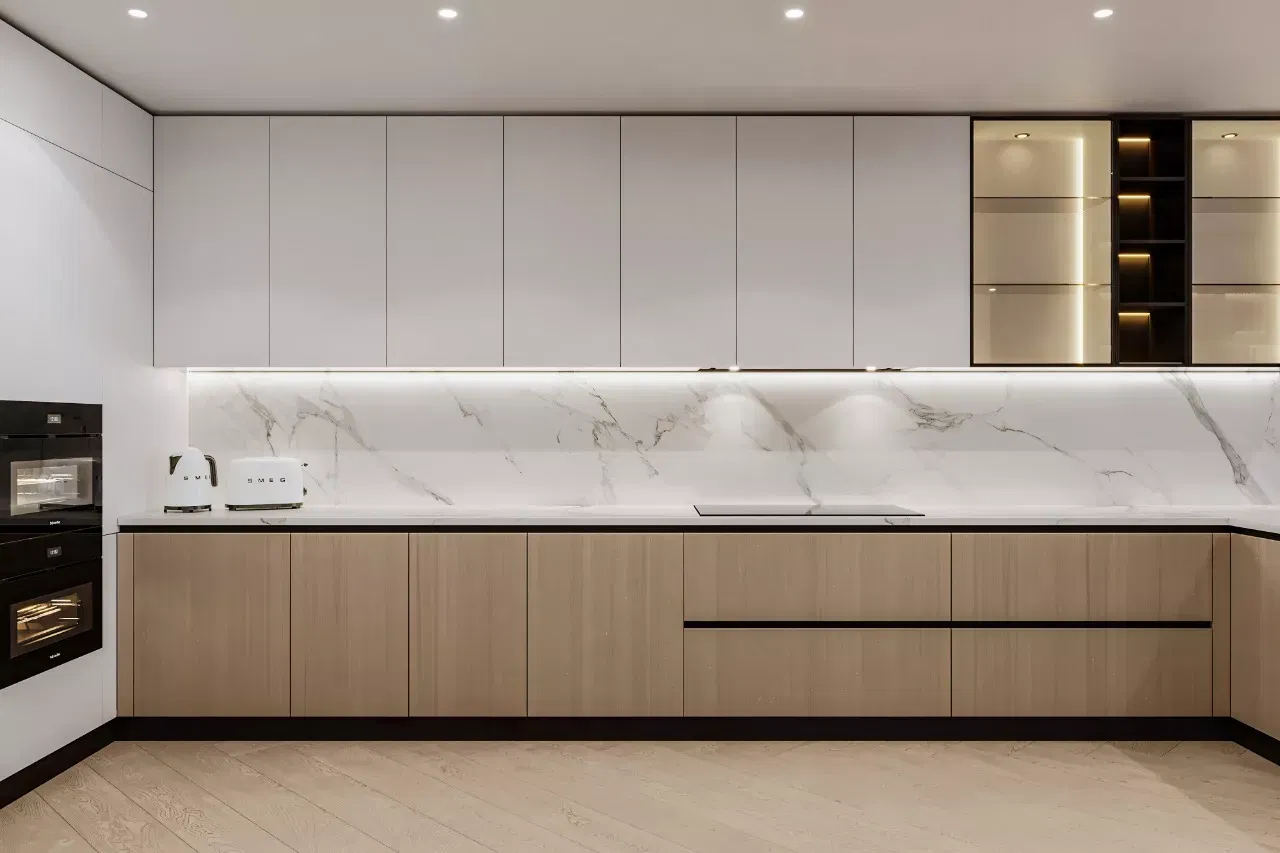 تصميم مطابخ دبي الفاخرة: أفكار داخلية عصرية للمنزل