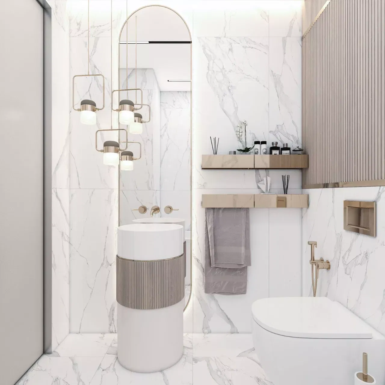 الدليل النهائي لتصميم حمامات فاخرة في دبي