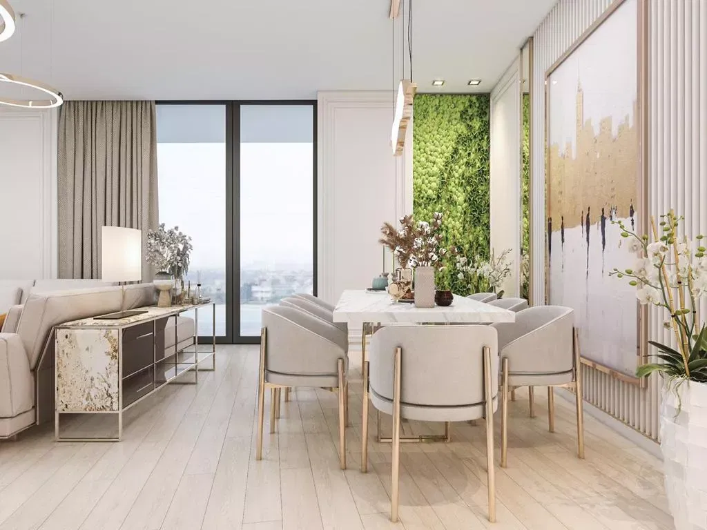 غرف طعام فاخرة في مساكن دبي