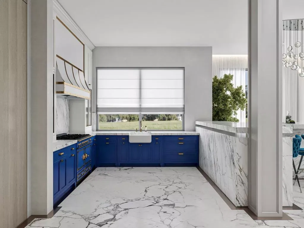 تصميم داخلي لمطابخ فاخرة في دبي