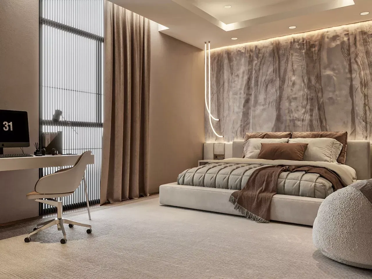 دليل تصميم غرفة نوم دبي الفاخرة: أفكار وممارسات عملية