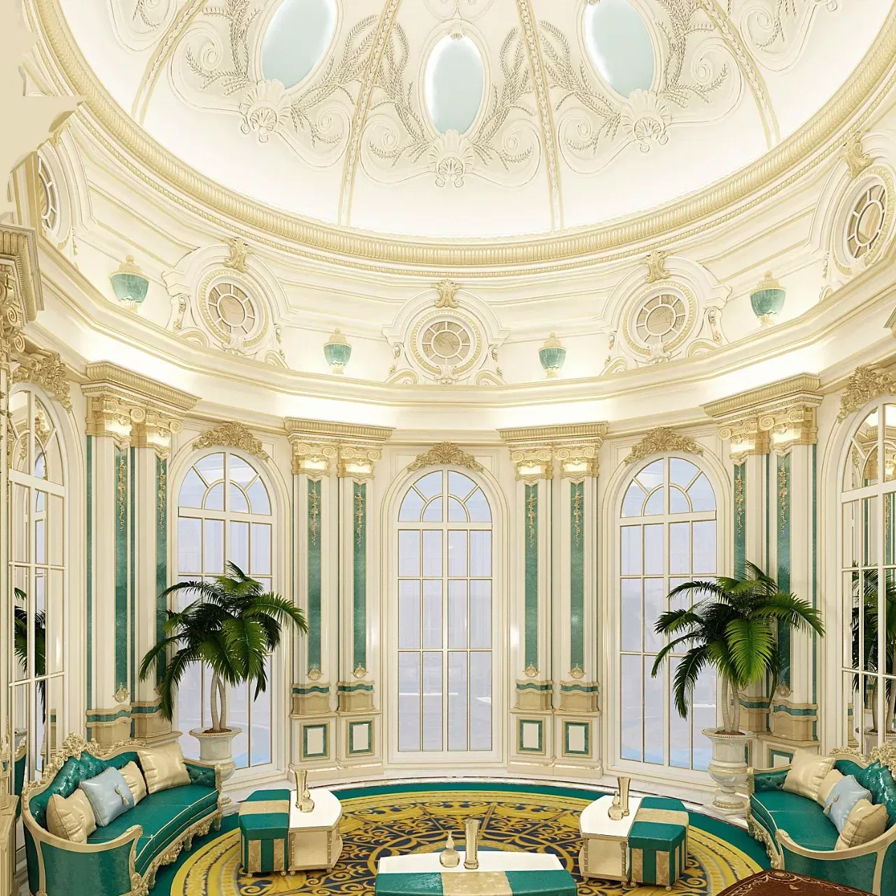 كشف أسرار التصميم الداخلي الملكي في مساكن دبي الفاخرة