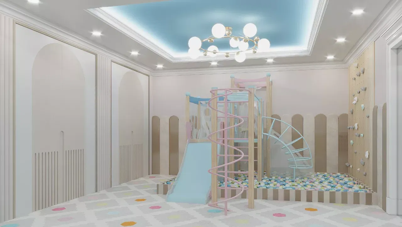 تحويل الغرفة إلى واحة لعب فاخرة في دبي