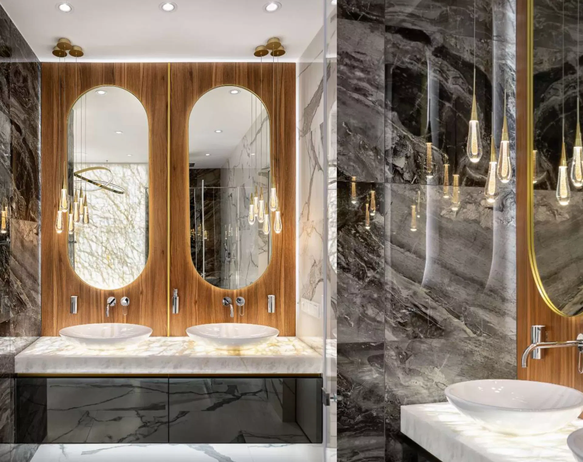 ارتقِ بتصميم حمامات دبي: إلهام لحمام منزلي فاخر