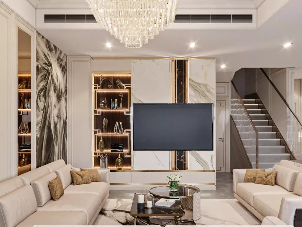 Преображение таунхауса в Damac Hills: впечатляющий дизайн интерьера