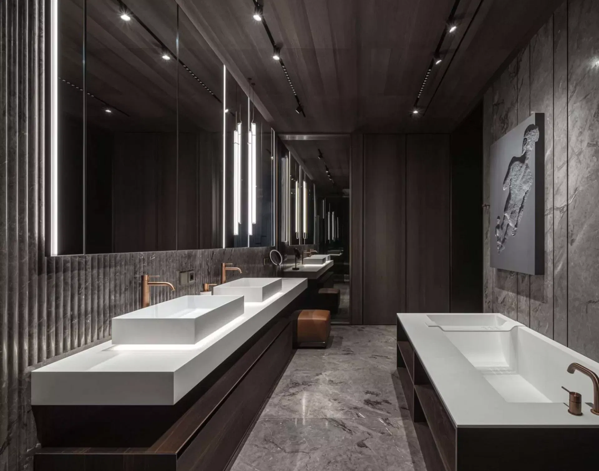 دليل تصميم حمامات دبي الفاخرة