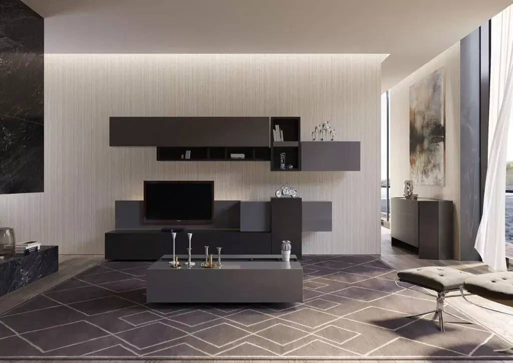 تصاميم مبتكرة لخزائن التلفزيون لغرفة معيشة أنيقة