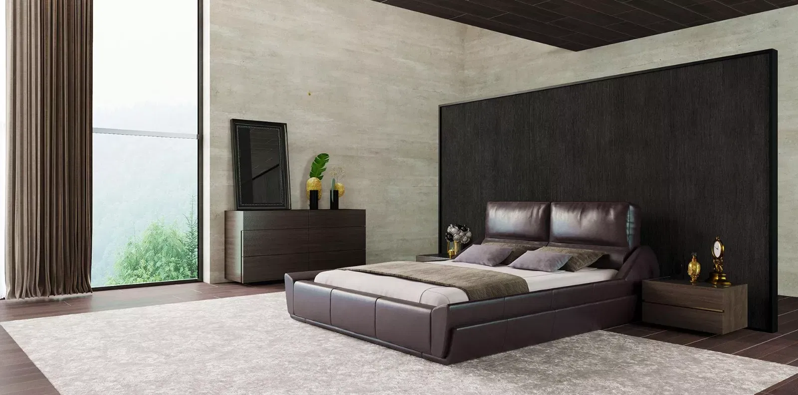 ارتقِ بمساحة نومك: مجموعة أثاث غرف نوم فاخرة مودرن