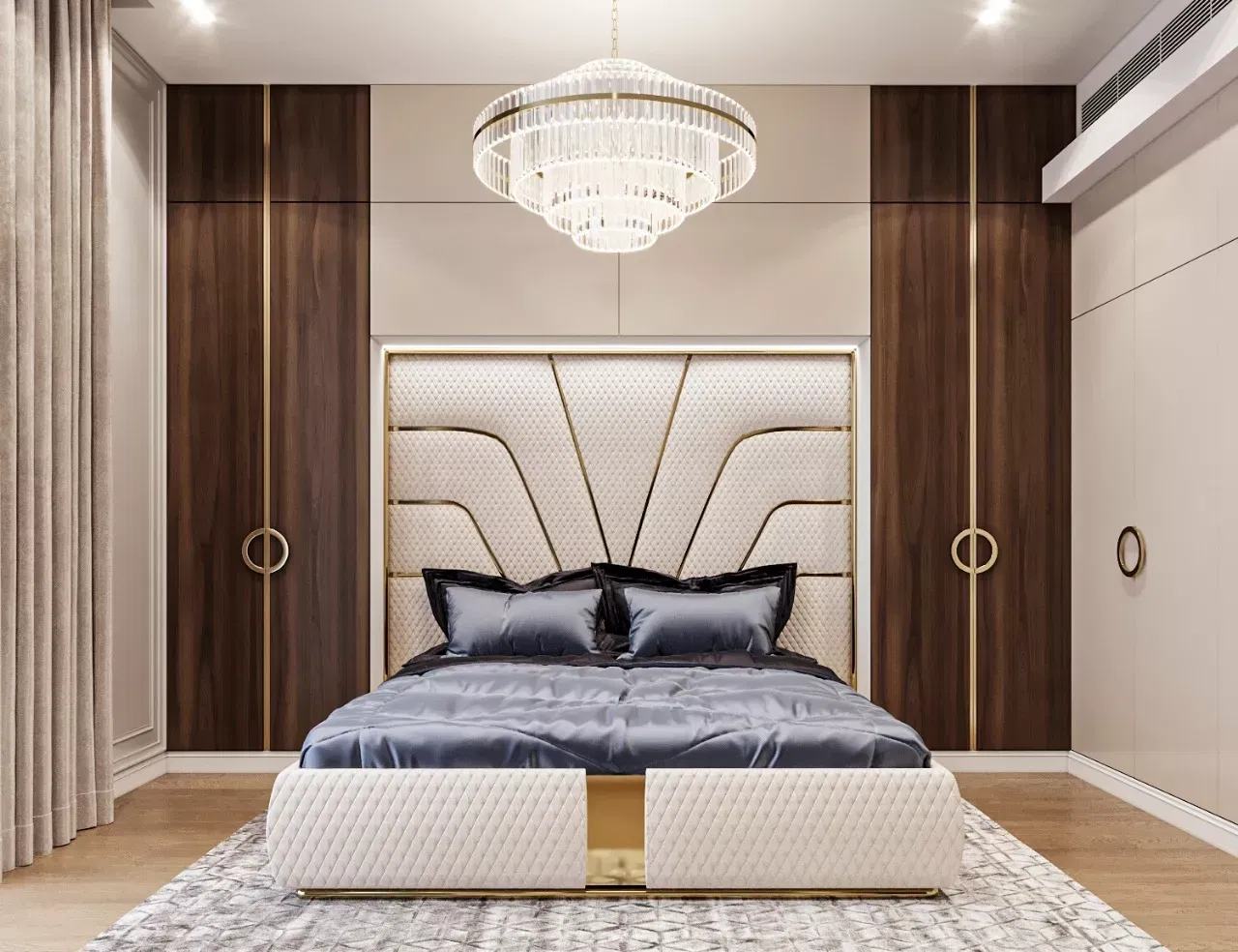 غرف نوم فاخرة في دبي من تصميم نخبة المصممين