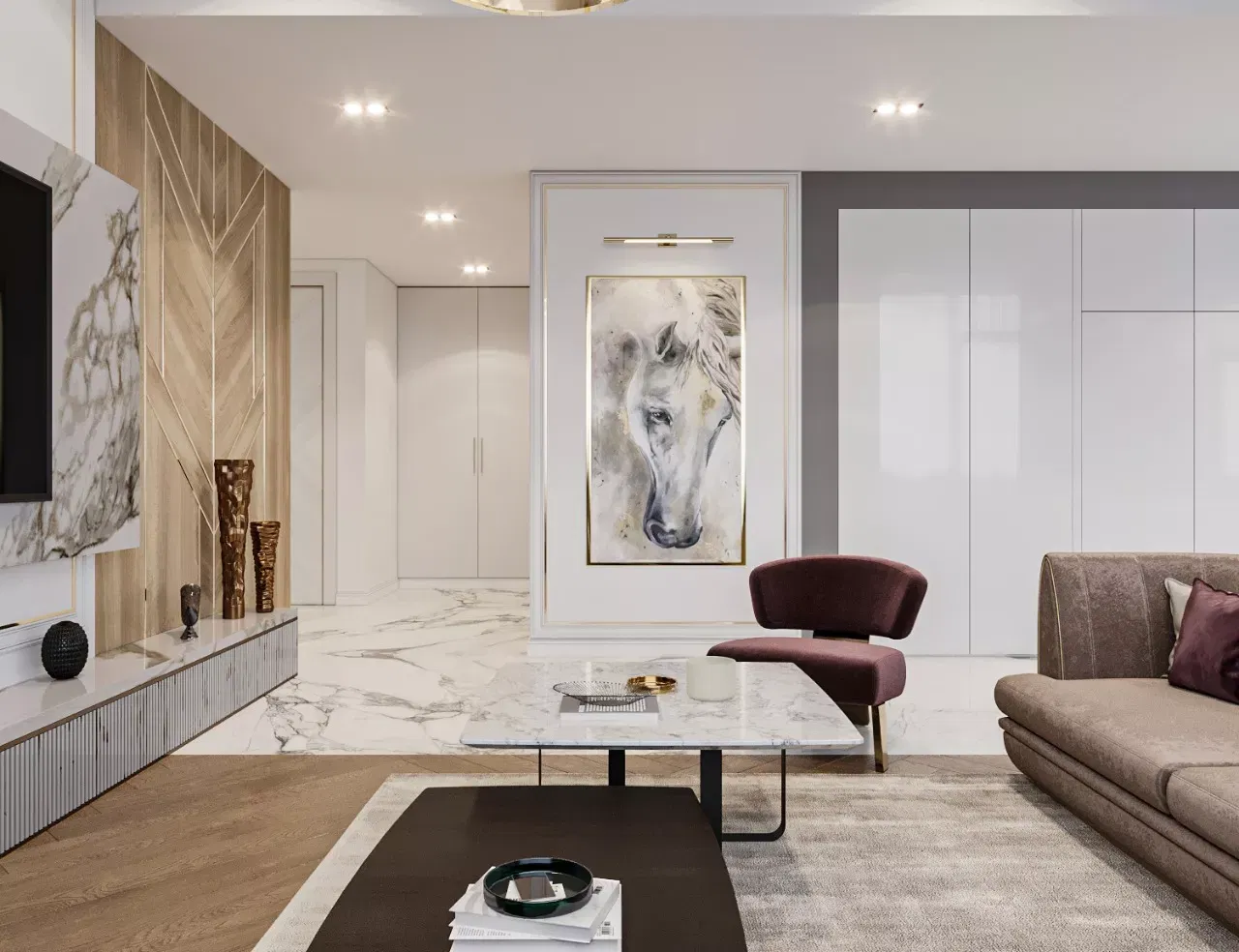 دليل تصميم غرفة معيشة فاخرة وعصرية