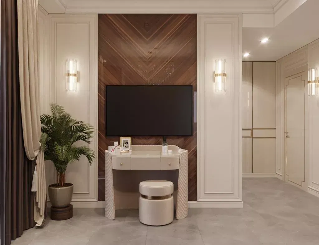 إلهام تصميم غرفة نوم رئيسية فاخرة في دبي