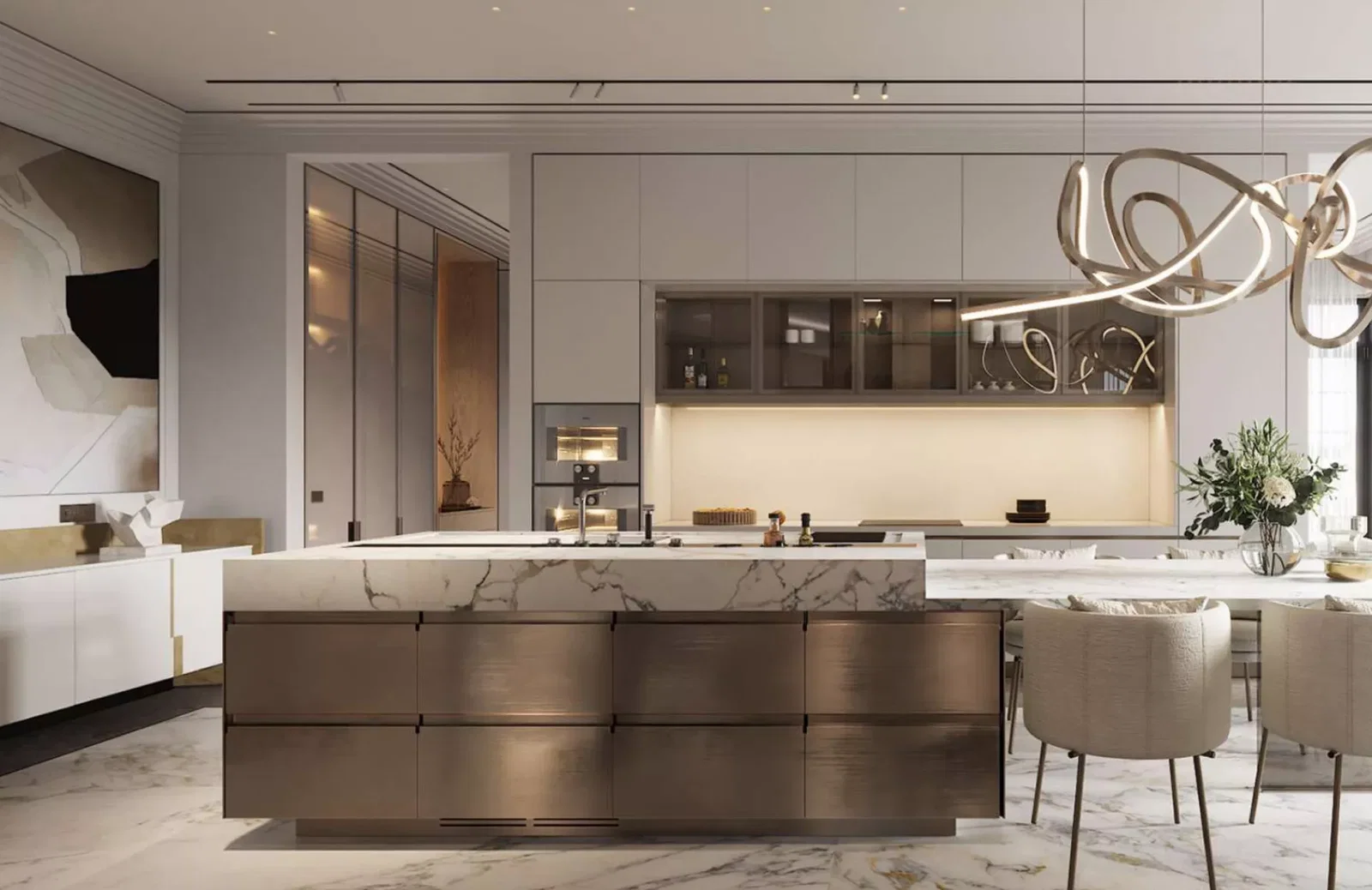Elevate Your Dining and Kitchen Experience with Our Expert Interior Design Plan