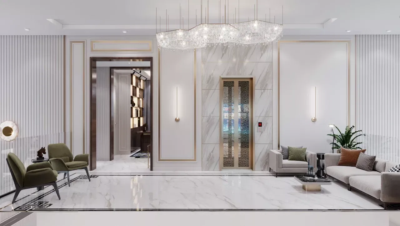 إلهام تصميم غرفة جلوس ومساحات الصالون العائلية