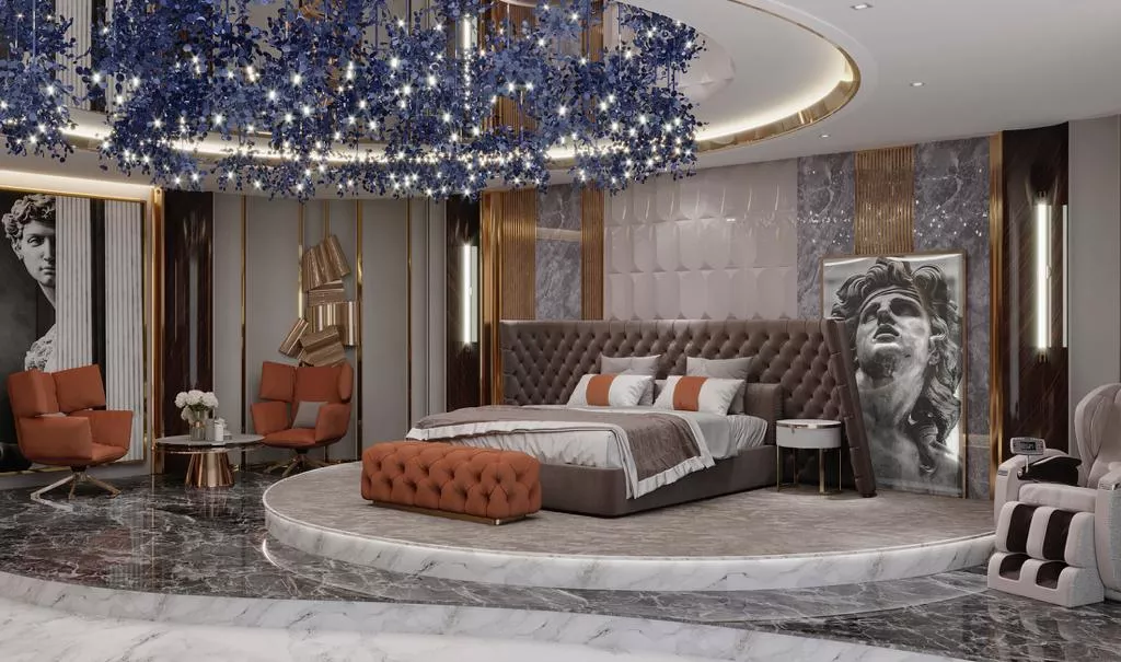 Elegant and Luxurious Bedroom Design Ideas in Dubai