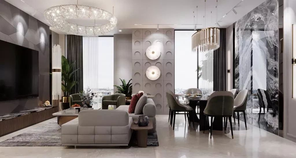 أفكار ملهمة لتصميم غرفة المعيشة وتحويلها إلى مساحة فاخرة