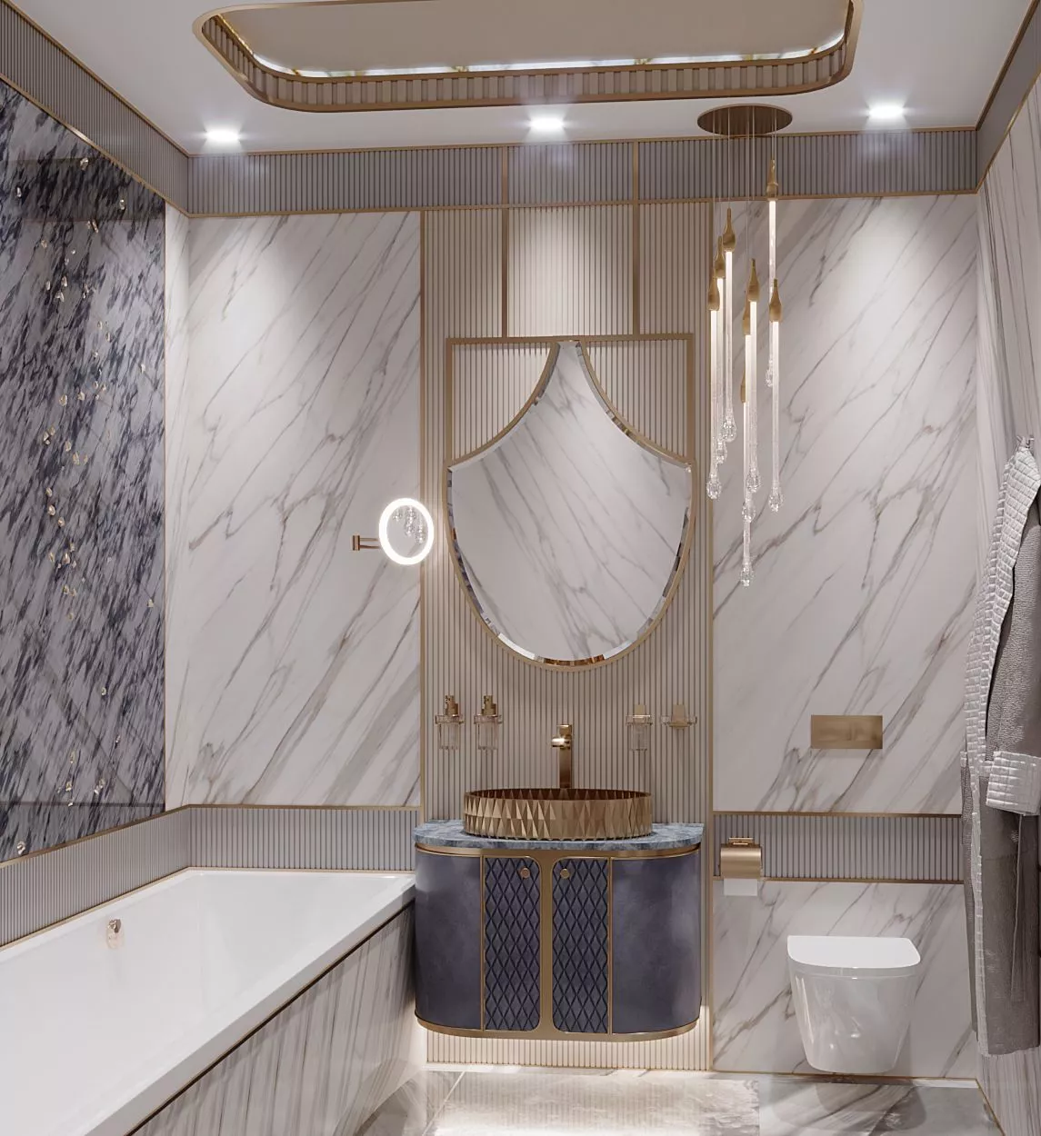 Elegant Bathroom Interior Design in the UAE: A World of Luxury