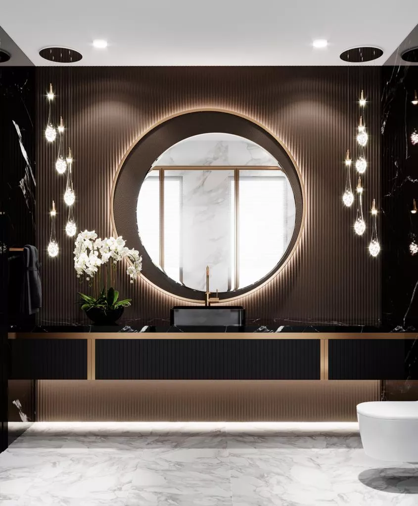 إتقان تركيب رخام الحمامات للنتيجة الفاخرة