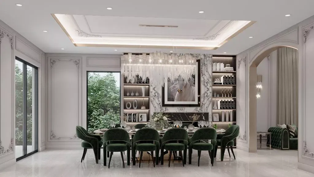 نصائح خبراء لتصميم غرفة الطعام في دبي وتحويلها لمساحة فاخرة