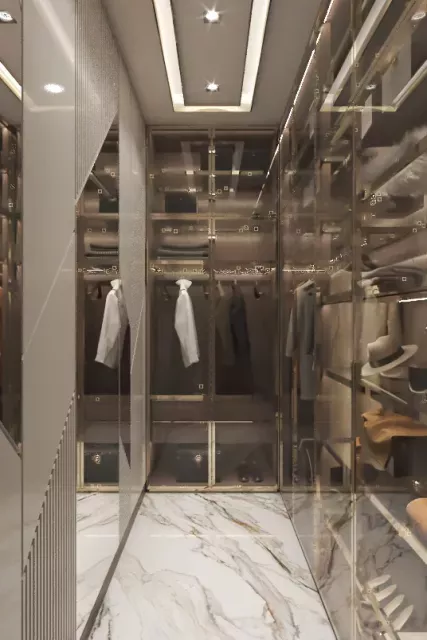 إتقان فن تنظيم خزانة الملابس: دليل شامل للتصميم الداخلي