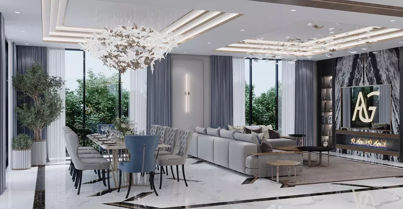 المساحات المفتوحة الفاخرة في منازل دبي