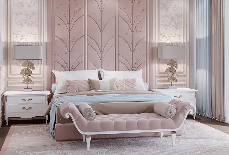 الدليل النهائي لتصميم غرفة نوم وردي